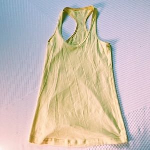 Lululemon Yellow Racerback